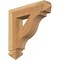Ekena Millwork Funston Arts & Crafts Rough Sawn Bracket, Western Red Cedar, 4"W x 20"D x 20"H BKT04X20X20FST03RWR - alternate 1